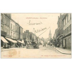 carte postale ancienne 14 LIVAROT. Rue d'Orbec 1916. Timbre manquant ?...