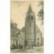 carte postale ancienne 91 SAINT CYR SOUS DOURDAN. L'Eglise et la Buvette Epicerie 1913