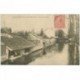 carte postale ancienne 91 SAINT GERMAIN LES ARPAJON. Vue sur l'Orge 1904 les Lavoirs