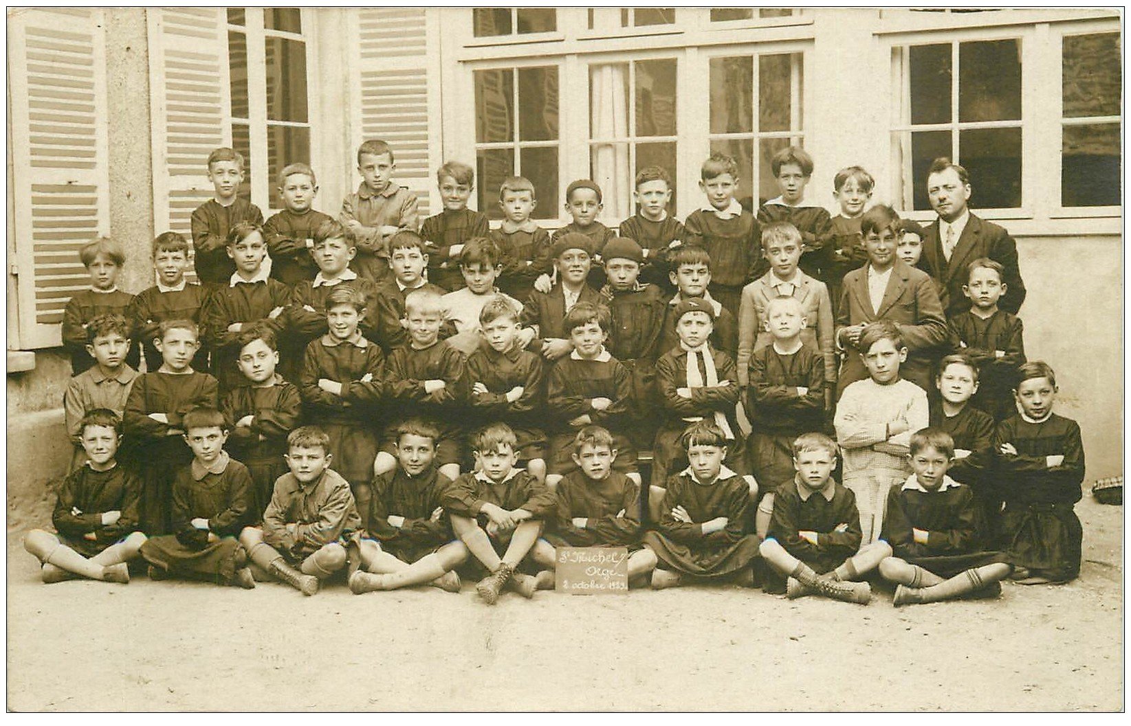 91 SAINT-MICHEL-SUR-ORGE. Carte Photo de Classe 1929