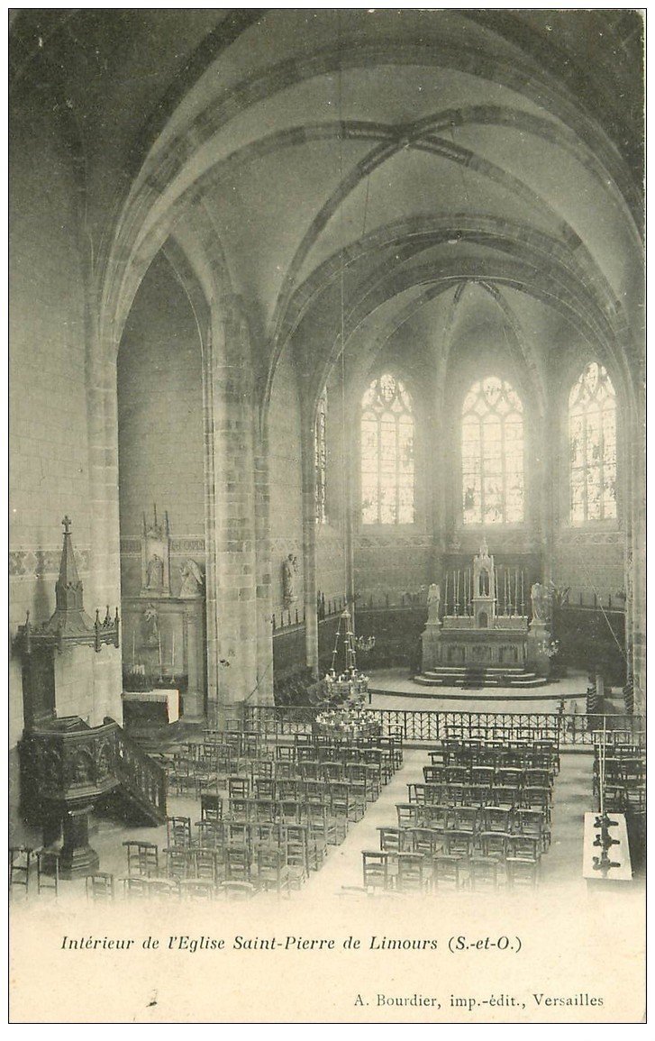 carte postale ancienne 91 SAINT PIERRE DE LIMOURS 1903