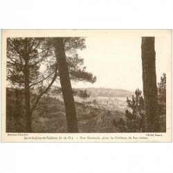 carte postale ancienne 91 SAINT SULPICE DE FAVIERES. Vue prise du Château de Ker Jakes