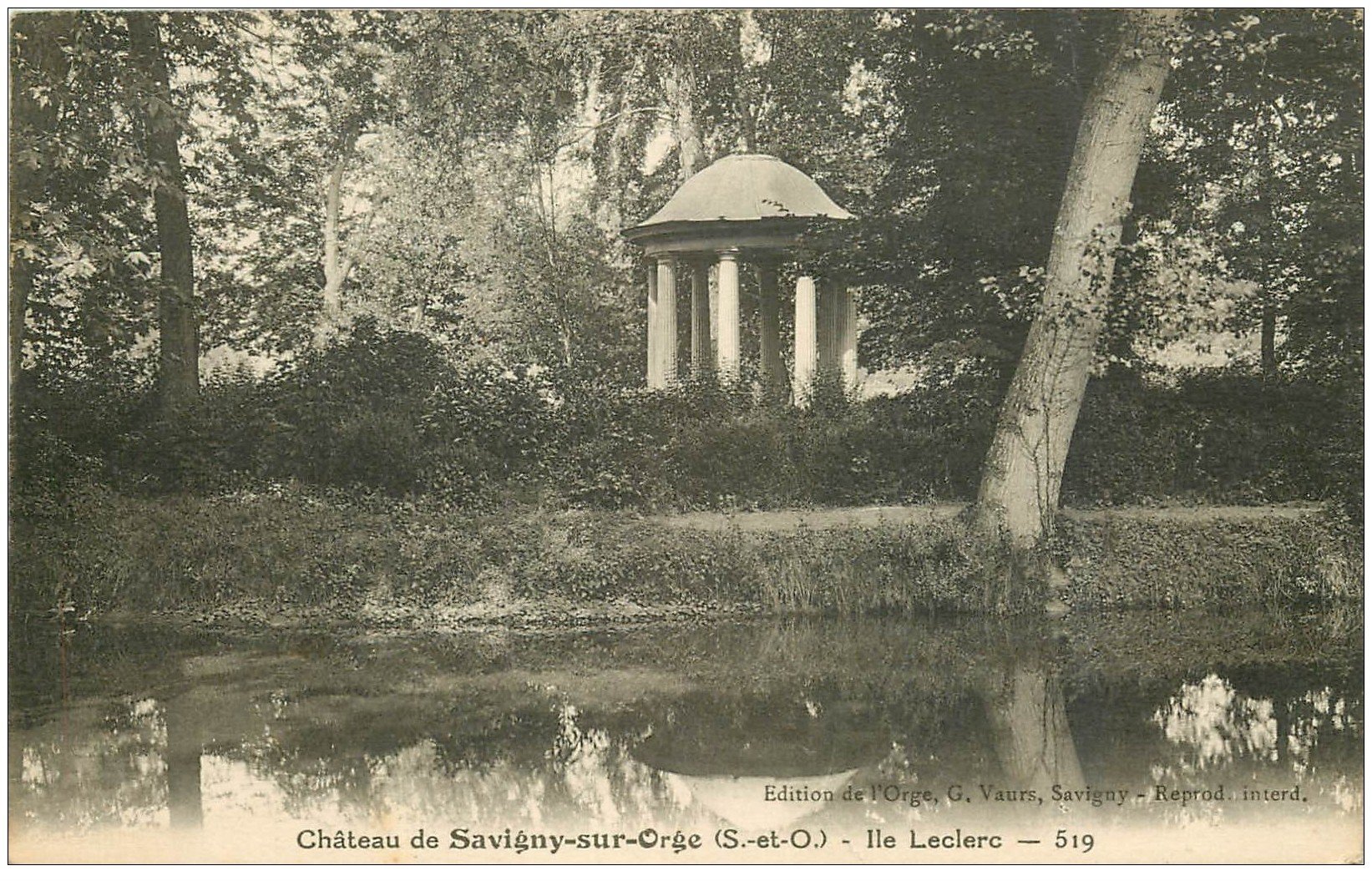 carte postale ancienne 91 SAVIGNY SUR ORGE. Ile Leclerc