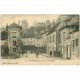carte postale ancienne 02 LA FERTE-MILON. Mairie et Rue de la Cité 1914. Hôtel du Lion d'Or