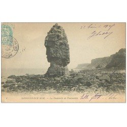 carte postale ancienne 14 LONGUES-SUR-MER. La Demoiselle de Fontenailles 1905