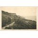 carte postale ancienne 14 LONGUES-SUR-MER. La Route de la Falaise