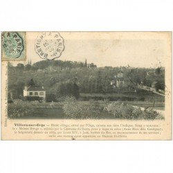 carte postale ancienne 91 VILLERS SUR ORGE. La Maison Rouge du Docteur Guillotin 1906