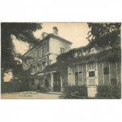 carte postale ancienne 91 WISSOUS. Jardin Propriété Amiral Mouchez 1917