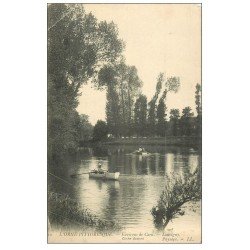 carte postale ancienne 14 LOUVIGNY. Paysage. Pli coin gauche