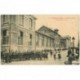 carte postale ancienne 93 AUBERVILLIERS. Les Ecoles rue du Vivier vers 1915 avec nombreux écoliers