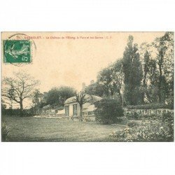 carte postale ancienne 93 BAGNOLET. Château de l'Etang Parc et Serres vers 1908