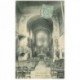 carte postale ancienne 93 BAGNOLET. L'Eglise Saint Leu Saint Gilles rue Sadi Carnot 1906 intérieur
