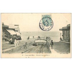 carte postale ancienne 14 LUC-SUR-MER. Descente de Quilhoc 1907