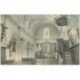 carte postale ancienne 93 COURBON. Intérieur de l'Eglise vers 1907. Entame pli coin gauche