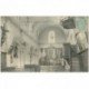 carte postale ancienne 93 COURBON. Intérieur de l'Eglise vers 1907. Entame pli coin gauche