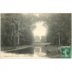 carte postale ancienne 93 GARGAN LIVRY. Parc de la Mairie 1908