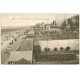 carte postale ancienne 14 LUC-SUR-MER. Digue et Tennis