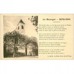 carte postale ancienne 93 LE BOURGET. L'Eglise au bord du Chemin de Flandre