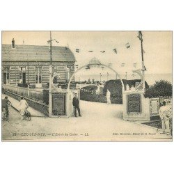 carte postale ancienne 14 LUC-SUR-MER. Entrée du Casino 22