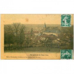 93 LIVRY-GARGAN. Vue du Vieux Livry. Carte toilée 1908
