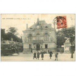 carte postale ancienne 93 MONTREUIL. La Mairie 1908