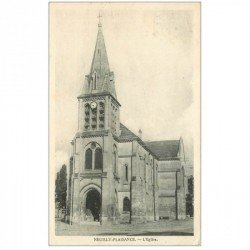 carte postale ancienne 93 NEUILLY PLAISANCE. L'Eglise 1934