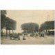 carte postale ancienne 93 NOISY LE SEC. Attelage Ane au Rond Point de Merlan