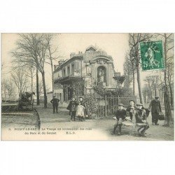 93 NOISY LE SEC. La Vierge croisement Rues du Parc et du Goulet 1908