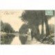 carte postale ancienne 93 PANTIN. Le Canal de l'Ourcq 1905 avec cycliste
