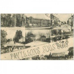 carte postale ancienne 93 PAVILLONS SOUS BOIS. Multivues 1926