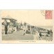 carte postale ancienne 14 LUC-SUR-MER. La Passerelle 1905. Faiblesse coin gauche du à album...