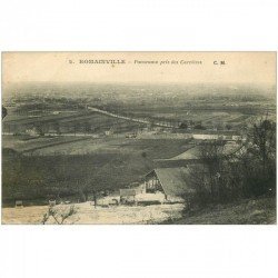 carte postale ancienne 93 ROMAINVILLE. Panorama pris des Carrières
