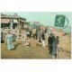 carte postale ancienne 14 LUC-SUR-MER. La Passerelle 1910
