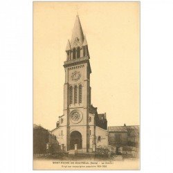 carte postale ancienne 93 SAINT ANDRE DE MONTREUIL. Le Clocher