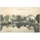 carte postale ancienne 02 LA FERTE-MILON. Pêcheurs près de l'Ecluse 1917