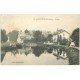 carte postale ancienne 02 LA FERTE-MILON. Pêcheurs près de l'Ecluse 1917