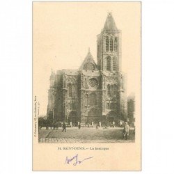 carte postale ancienne 93 SAINT DENIS. La Basilique 1902