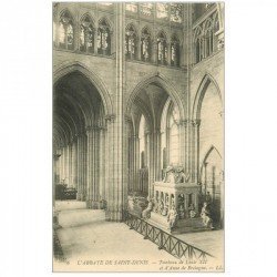 carte postale ancienne 93 SAINT DENIS. La Basilique Abbaye Tombeau Louis XII et Anne de Bretagne