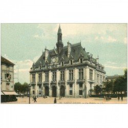 carte postale ancienne 93 SAINT DENIS. La Mairie