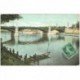 carte postale ancienne 93 SAINT DENIS. Le Pont et Scaphandrier 1908