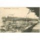 carte postale ancienne 93 SAINT DENIS. Le Port et le Pont 1916 Péniches