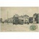 carte postale ancienne 93 SAINT DENIS. Place de la Caserne et rue de Paris 1907