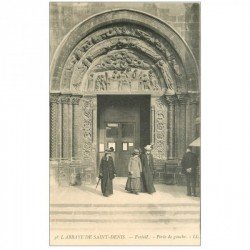 carte postale ancienne 93 SAINT DENIS. Portail de l'Abbaye