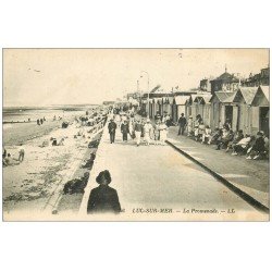 carte postale ancienne 14 LUC-SUR-MER. La Promenade 46
