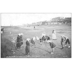 carte postale ancienne 14 LUC-SUR-MER. Le jeu du Croquet