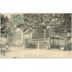 carte postale ancienne 93 SAINT OUEN. Le Marché 1905