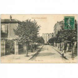 carte postale ancienne 93 SAINT OUEN. Rue Bourdin 1907