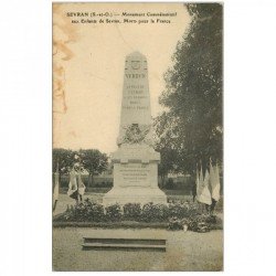 carte postale ancienne 93 SEVRAN. Monument aux Morts