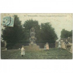 carte postale ancienne 93 VILLEMOMBLE. Monument du Plateau d'Avron 1906