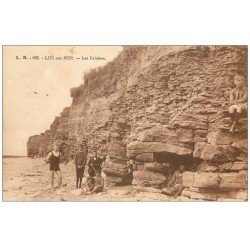 carte postale ancienne 14 LUC-SUR-MER. Les Falaises